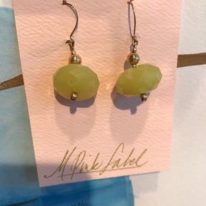 Gasperite and 14k gold earrings